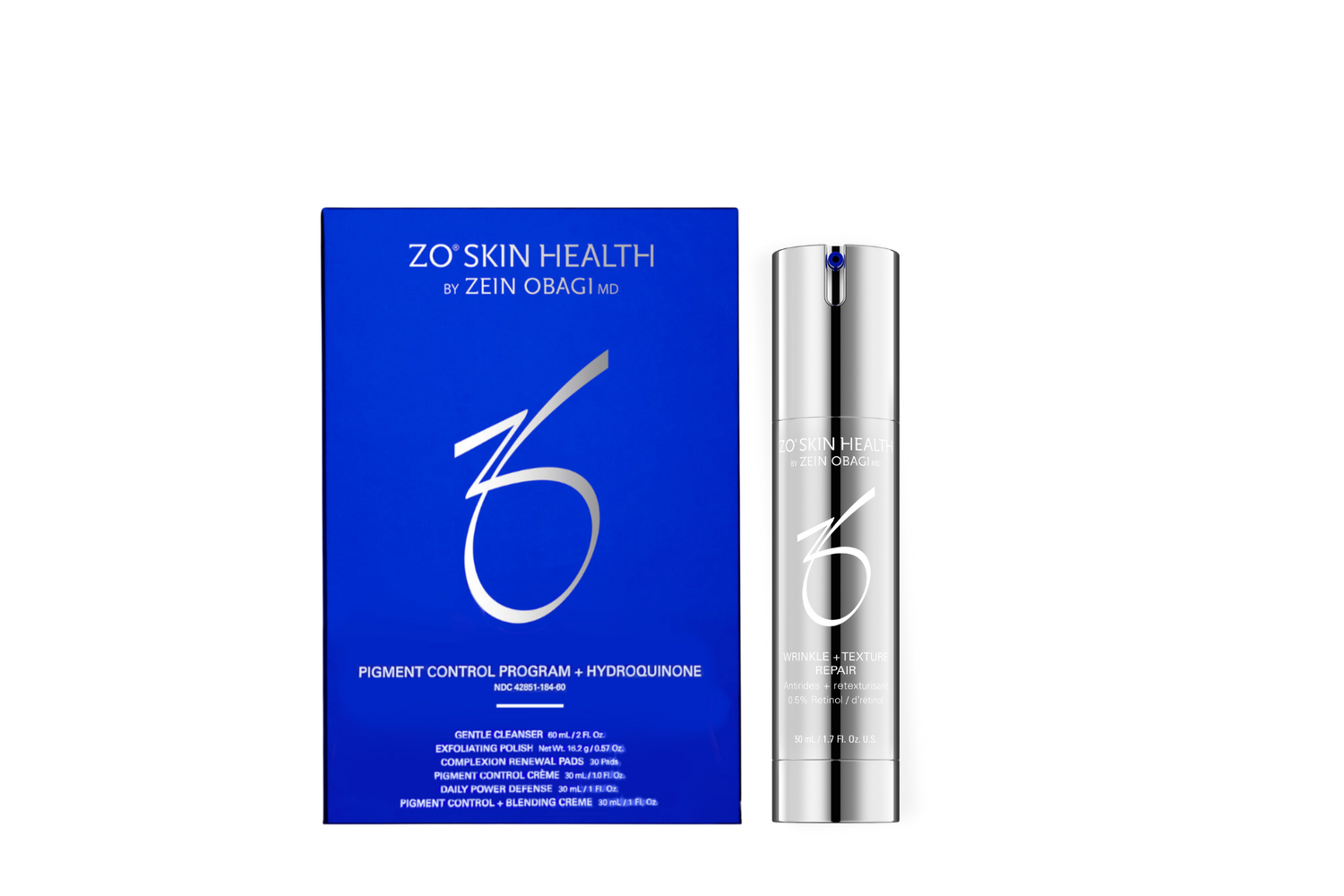 ZO® Pigment Control Program + HQ (Professional Use Only) and Wrinkle + Texture Repair