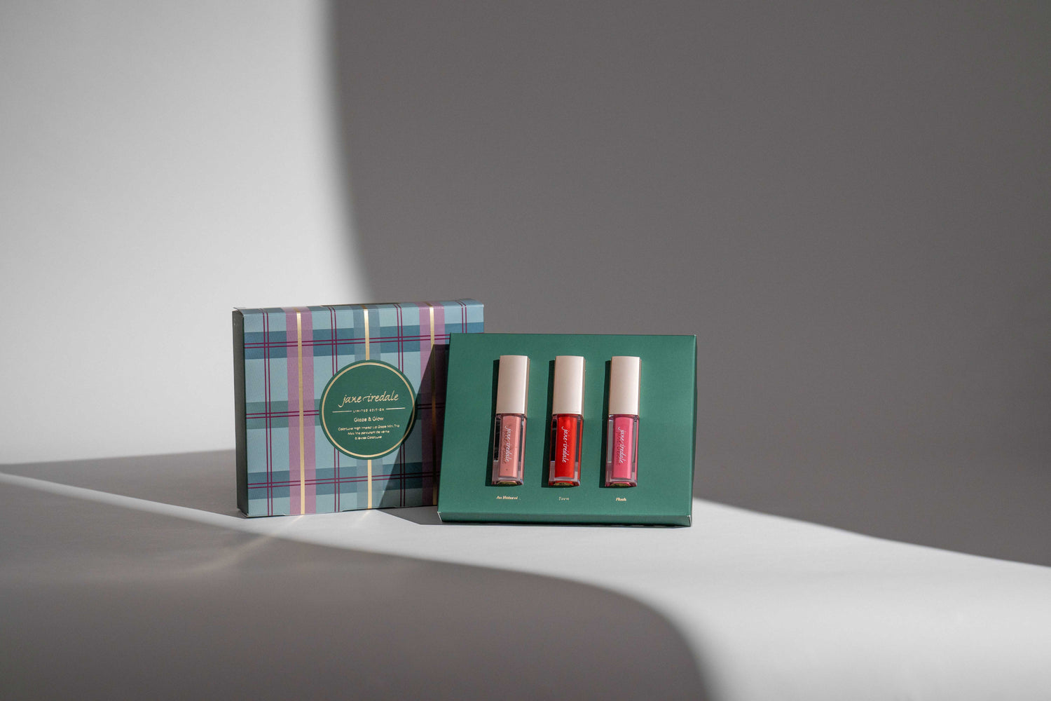 Jane Iredale Glaze & Glow Lip Trio – Holiday Gift Set