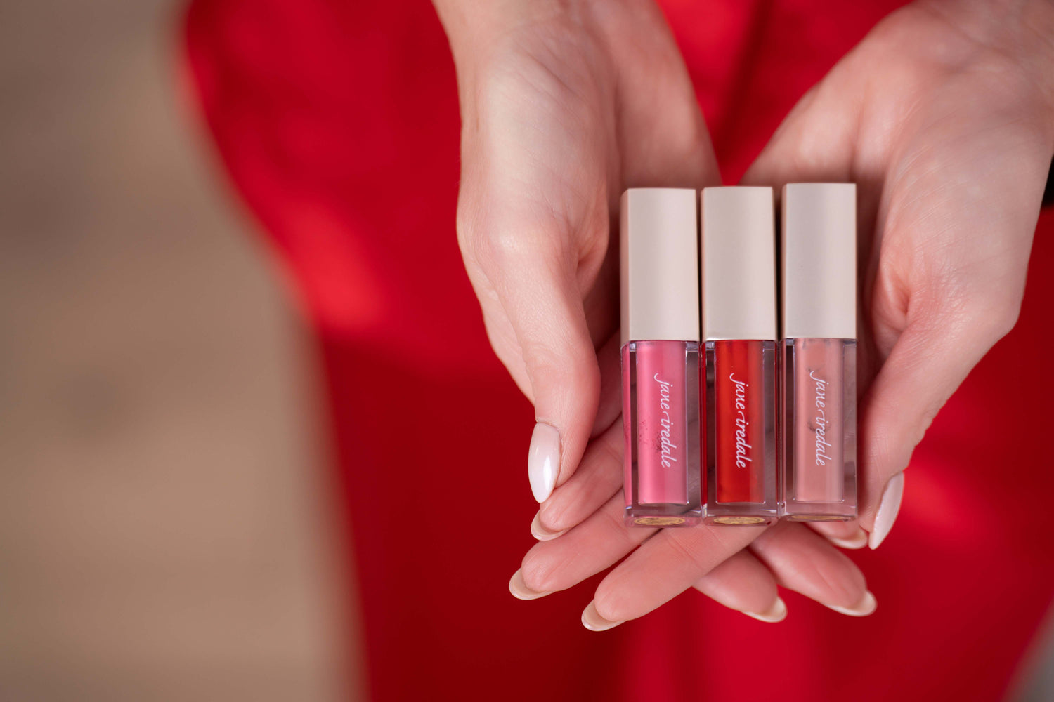 Jane Iredale Glaze & Glow Lip Trio – Holiday Gift Set Close Up