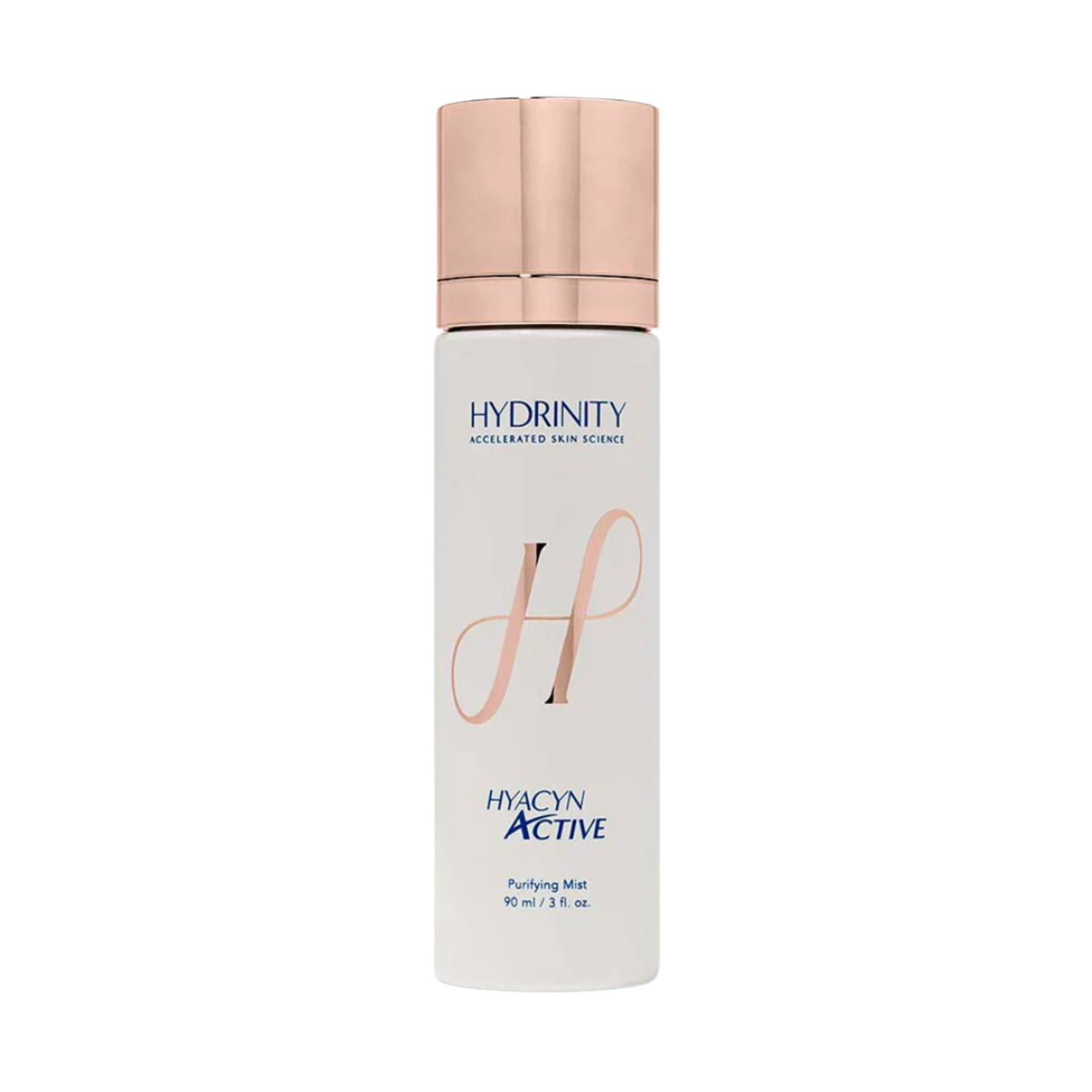 Hydrinity Hyacyn Active Purifying Mist, a hypochlorous acid toner for calming and balancing sensitive skin.
