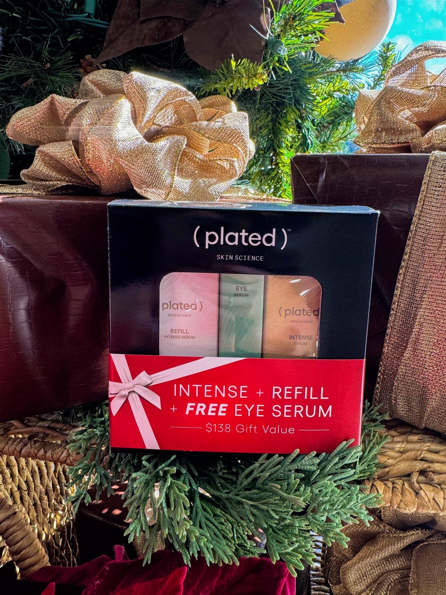 (plated)™ Intense Serum Set – Holiday Skincare Gift set