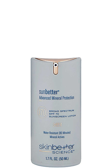 SkinBetter Science SunBetter SHEER SPF 70 Sunscreen Lotion - 3 oz (90 ml)