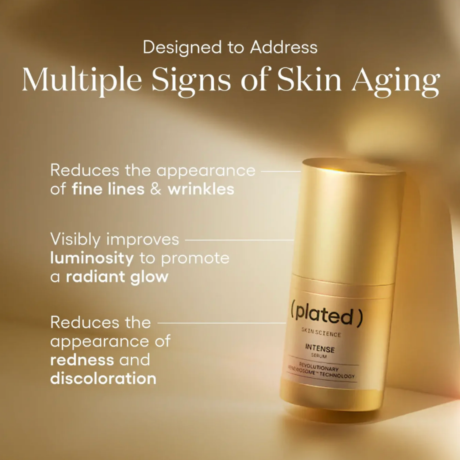 Plated™ Intense Exosome Serum & Refill Set + FREE Body Serum