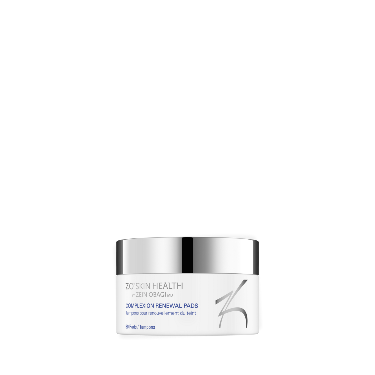 ZO Skin Health Complexion Renewal Pads Travel Size — pre-soaked pads for exfoliating and resurfacing skin, available at Awaken Medical Aesthetics in Amarillo, Texas