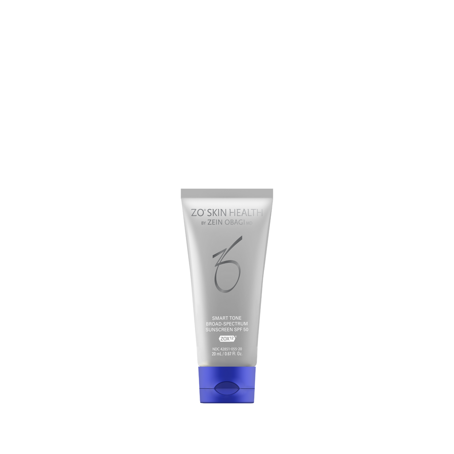 Tube of ZO Skin Health cream on a white background